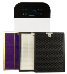 Purificatore d'aria HEPA Comedes Lavaero 280 fino a 55m², con display PM2,5