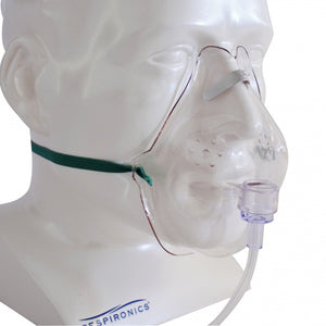 Maschera di ossigeno Salter per adulti, tubo flessibile da 2,1 m
